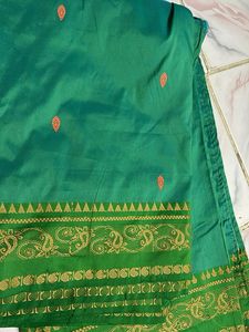 Green Ethnic saree good