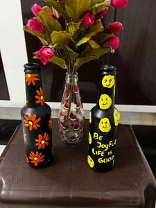 Bottle Art Set Of 3