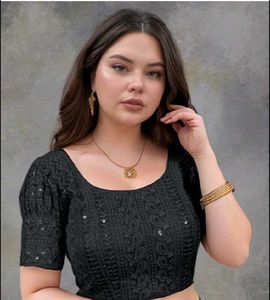 Designer Sequence Embroidered Blouse