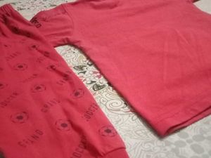Red Soccer Pajama Set