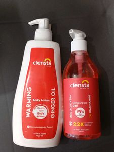 Clensta Body Lotion & Gel Duo