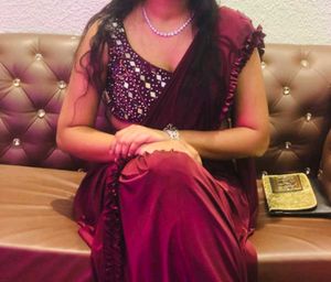 Pre Draped Ruffle Saree