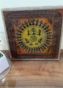 Embossed Warli Art Decor