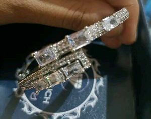 Classic White Rhodium Bracelet