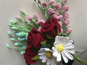 Handmade Crochet Roses 🌹