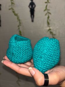 Handmade Knitted Baby Booties