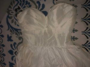 long Elegant white gown