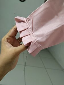 Baby Pink Handwork Kurti