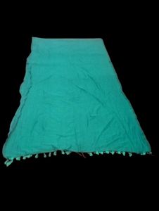 Solid Pure Khadi Cotton Saree With Tassels Attache