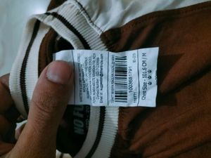 Brown &amp; White T-Shirt