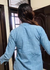 Striped Button-Down Shirt