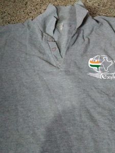Gray Polo T-Shirt