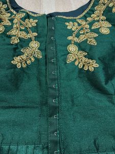 Taj Mahal zari work blouse