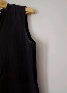 Sleeveless Black Top