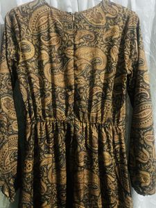 Paisley Print Maxi Dress