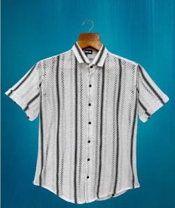 Striped Mesh Shirt