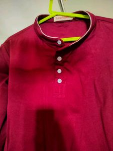 Maroon Casual Shirt
