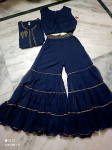 Party Wear Three Piece