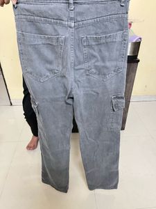 Cargo Grey Pant With Good Quality