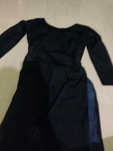 A Plain Black Kurti