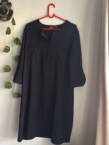 Black Knee Length Dress