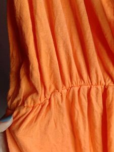 orange mini dress One Shoulder 🧡🧡🧡