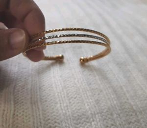 Bangles - Gold and Silver Tone combo set of 3