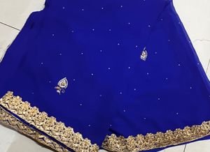 Royal Blue Saree