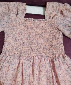Pink Stretchable Frock