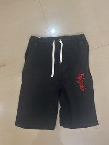 Black Enjoyable Shorts