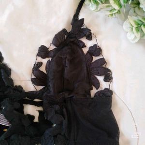 Black Lace Lingerie Set