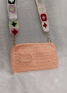 Crochet Mobile Sling Bag For Women And Girls 💫❤️