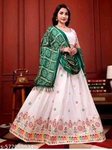 Pink Embroidered Lehenga Choli