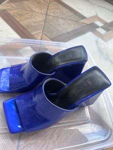 ZARA BLUE HEELS