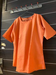 Orange Tunic Top