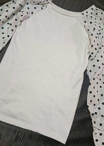 Polka Dot Sleeve Top