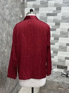 Red Satin Shirt