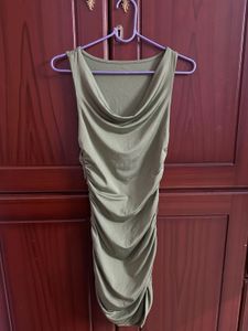 Olive Green Bodycon Dress