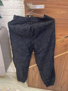 Black Cutout Pants