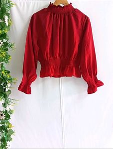 👚Women High Neck Solid Top