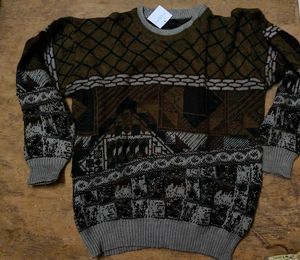 Vintage Patterned Sweater