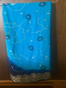 Georgette Silk Saree (Without Blouse)