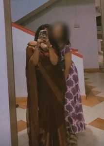 Elegant Maroon Saree