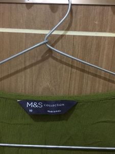 Green Embroidered Top