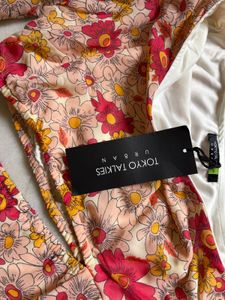 Floral One-Shoulder Dress
