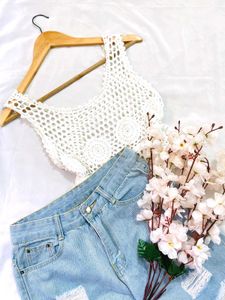 Pinterest Boho Crochet Crop Top A