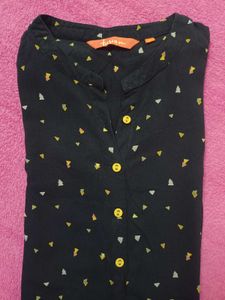 Cute Dark Blue Kurta