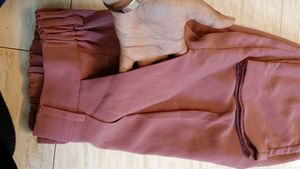 Beautiful Peach Pink Colour Formal Pants