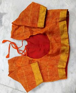 Orange color Cotton Blouse