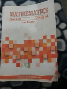 Rd Sharma Class 12 Volume 2
